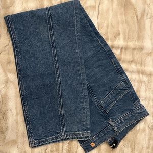 High rise straight leg jeans Express